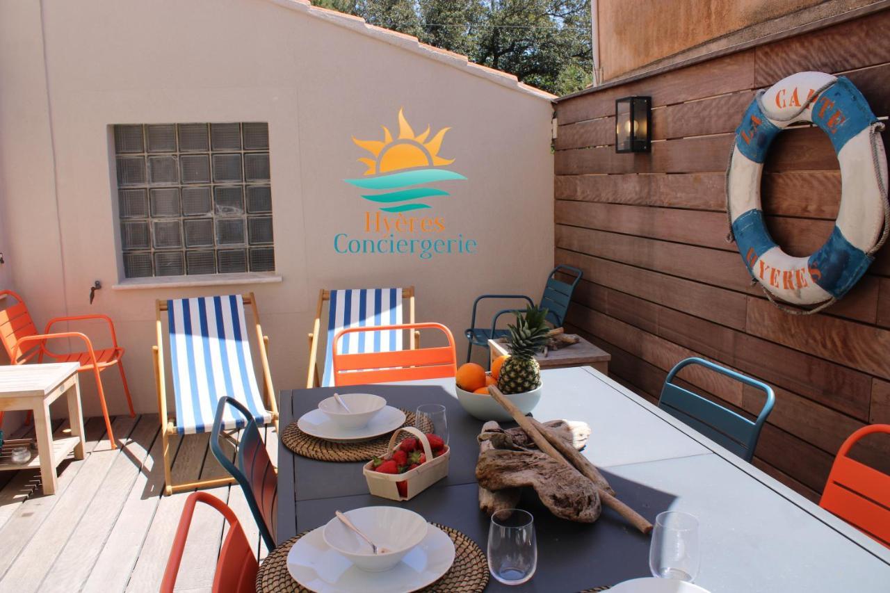 Апартаменты Hyeres-Plage -T2 Neuf Rdj Clim Wifi - La Capte By Hc Экстерьер фото