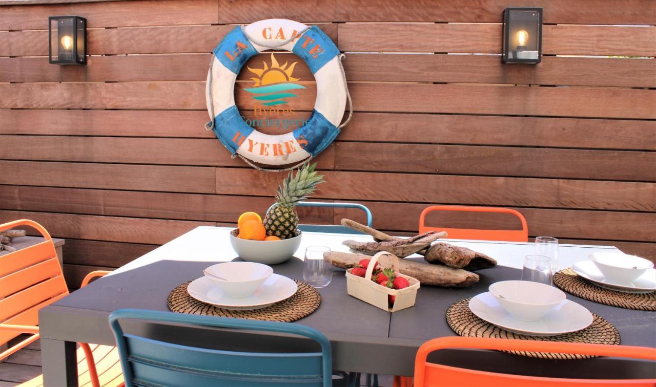 Апартаменты Hyeres-Plage -T2 Neuf Rdj Clim Wifi - La Capte By Hc Экстерьер фото