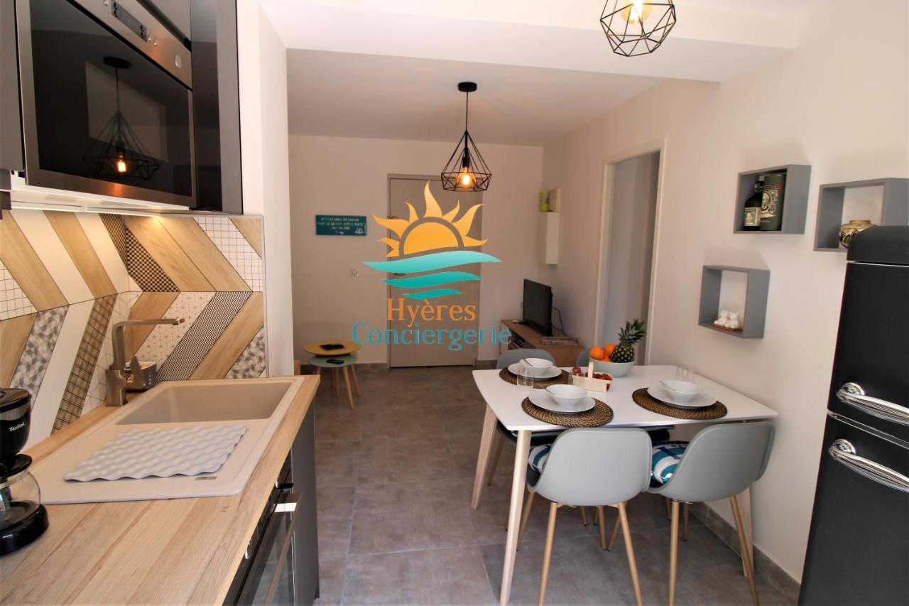 Апартаменты Hyeres-Plage -T2 Neuf Rdj Clim Wifi - La Capte By Hc Экстерьер фото